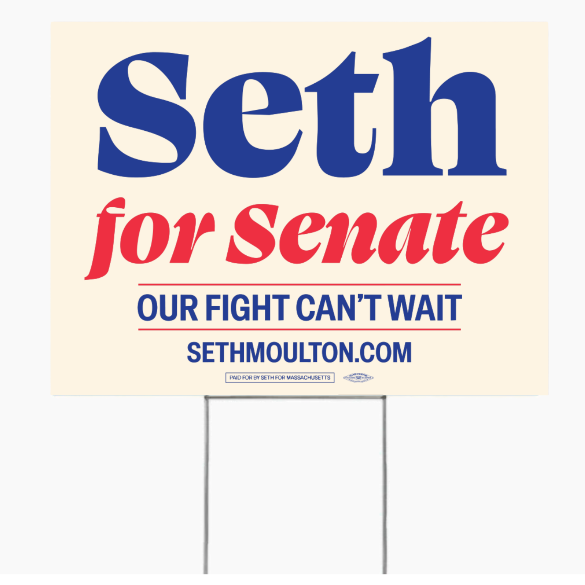 Seth for Senate Yard Signs